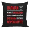 Vankúš Musím riešiť problémy - barman