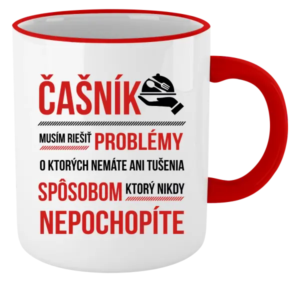 Hrnček Musím riešiť problémy - čašník