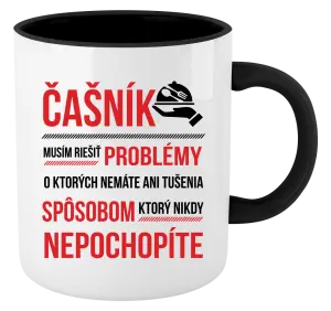 Hrnček  Musím riešiť problémy - čašník