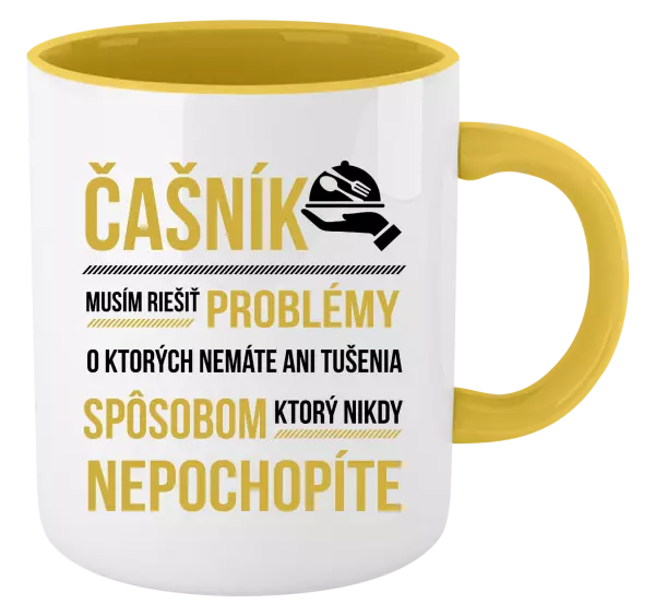 Hrnček  Musím riešiť problémy - čašník