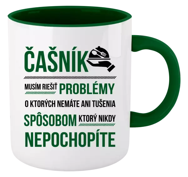 Hrnček  Musím riešiť problémy - čašník