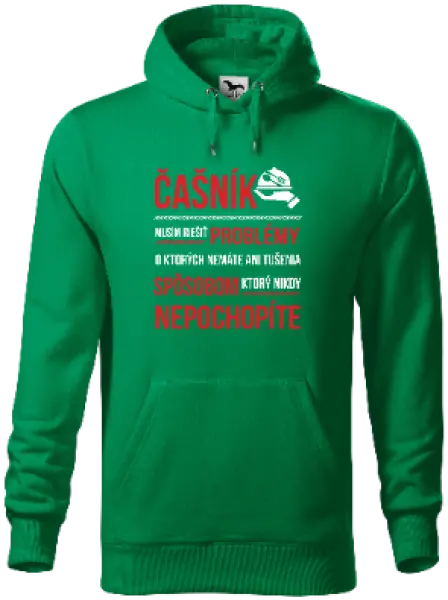 Pánska mikina Musím riešiť problémy - čašník