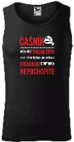 Pánske tielko Musím riešiť problémy - čašník