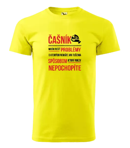 Pánske tričko Musím riešiť problémy - čašník