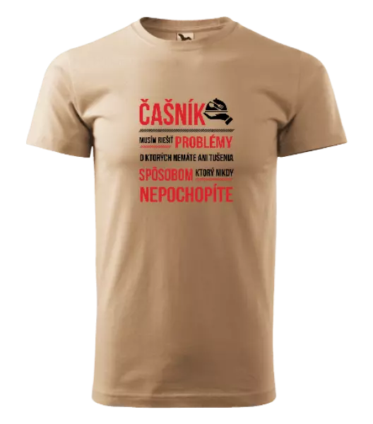 Pánske tričko Musím riešiť problémy - čašník