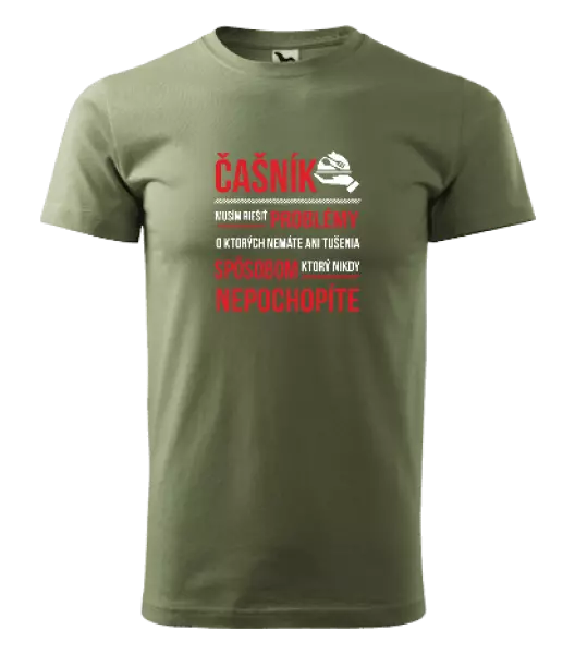 Pánske tričko Musím riešiť problémy - čašník