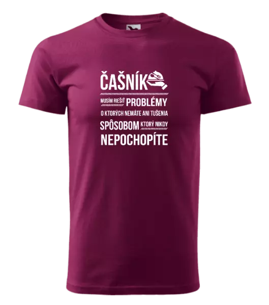 Pánske tričko Musím riešiť problémy - čašník