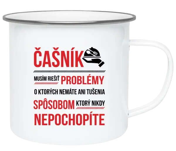 Plecháčik Musím riešiť problémy - čašník