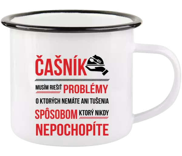 Plecháčik Musím riešiť problémy - čašník