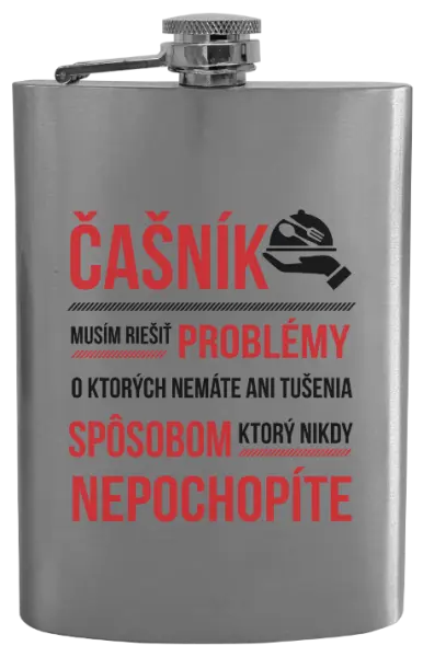 Ploskačka Musím riešiť problémy - čašník