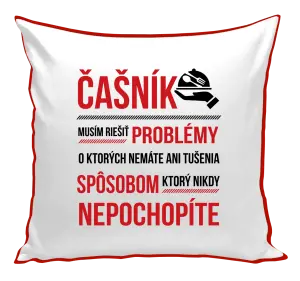 Vankúš Musím riešiť problémy - čašník