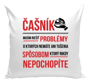 Vankúš Musím riešiť problémy - čašník