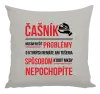 Vankúš Musím riešiť problémy - čašník