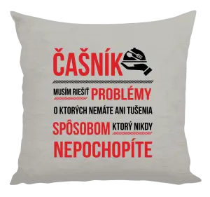 Vankúš Musím riešiť problémy - čašník