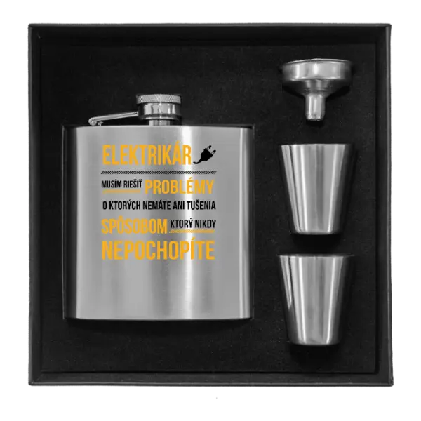 Ploskačka v krabičke Musím riešiť problémy - elektrikár