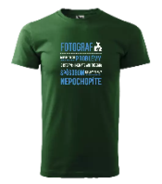 Pánske tričko Musím riešiť problémy - fotograf