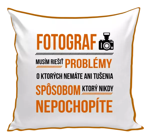 Vankúš Musím riešiť problémy - fotograf