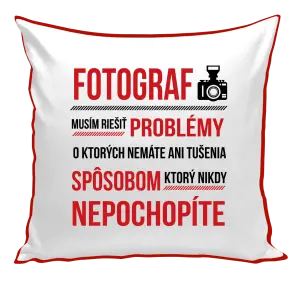 Vankúš Musím riešiť problémy - fotograf