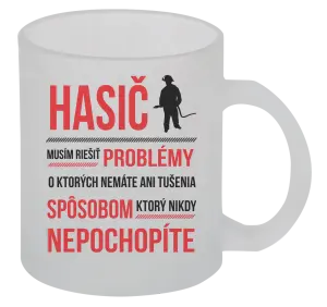 Hrnček Musím riešiť problémy - hasič