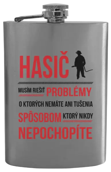 Ploskačka Musím riešiť problémy - hasič