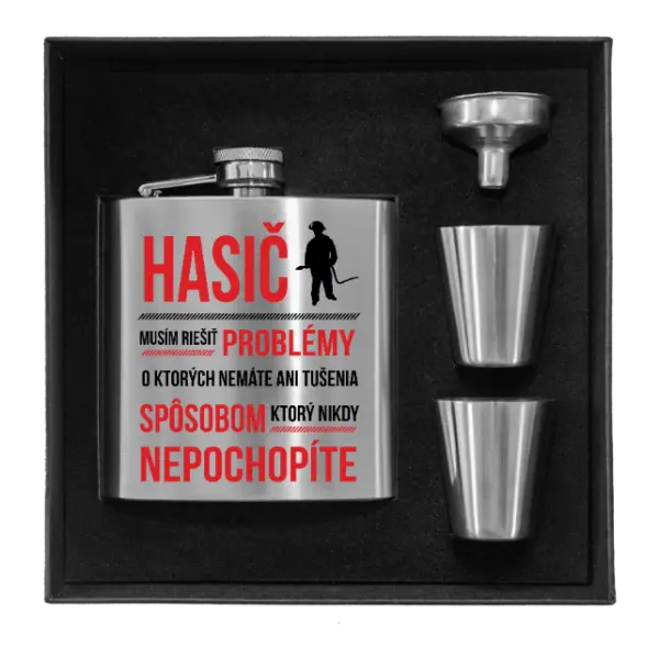 Ploskačka v krabičke Musím riešiť problémy - hasič