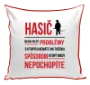 Vankúš Musím riešiť problémy - hasič