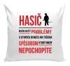 Vankúš Musím riešiť problémy - hasič