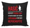 Vankúš Musím riešiť problémy - hasič