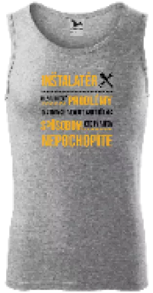 Pánske tielko Musím riešiť problémy - inštalatér