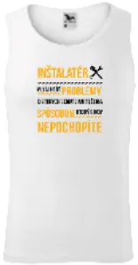 Pánske tielko Musím riešiť problémy - inštalatér