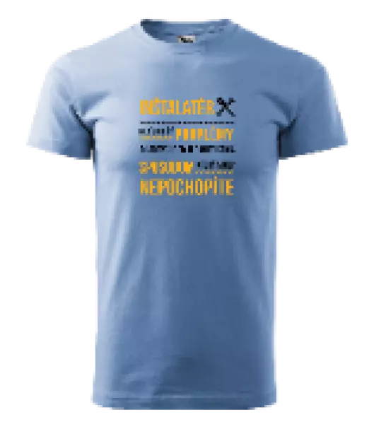 Pánske tričko Musím riešiť problémy - inštalatér