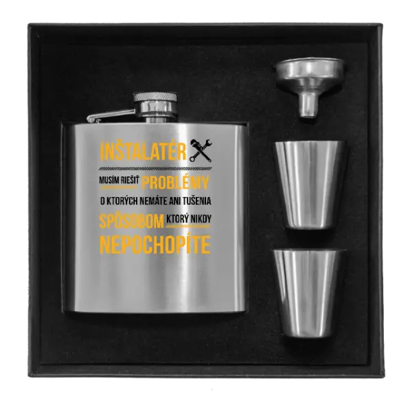 Ploskačka v krabičke Musím riešiť problémy - inštalatér