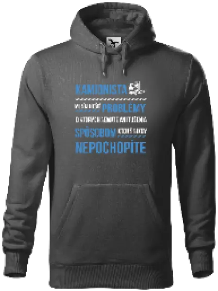 Pánska mikina Musím riešiť problémy - kamionista