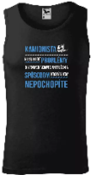 Pánske tielko Musím riešiť problémy - kamionista