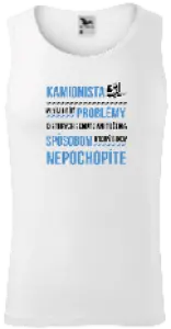 Pánske tielko Musím riešiť problémy - kamionista