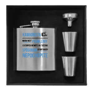 Ploskačka v krabičke Musím riešiť problémy - kamionista