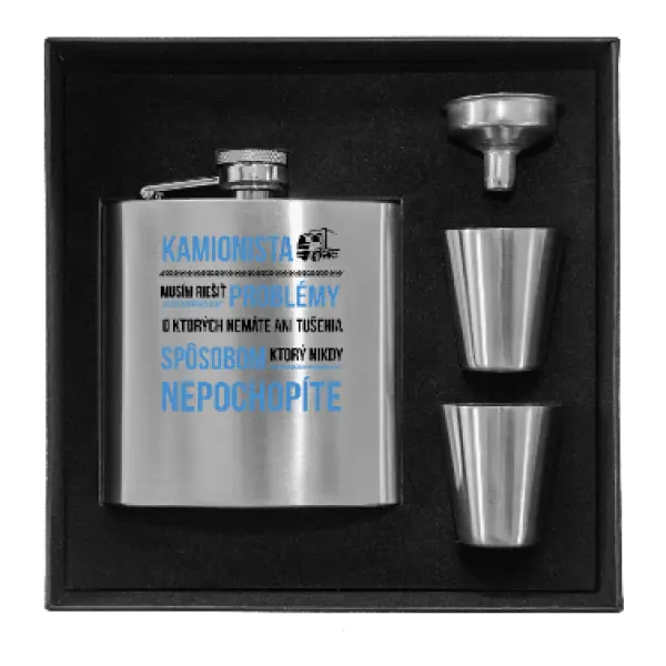 Ploskačka v krabičke Musím riešiť problémy - kamionista