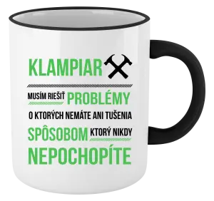 Hrnček Musím riešiť problémy- klampiar