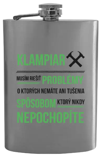 Ploskačka Musím riešiť problémy- klampiar