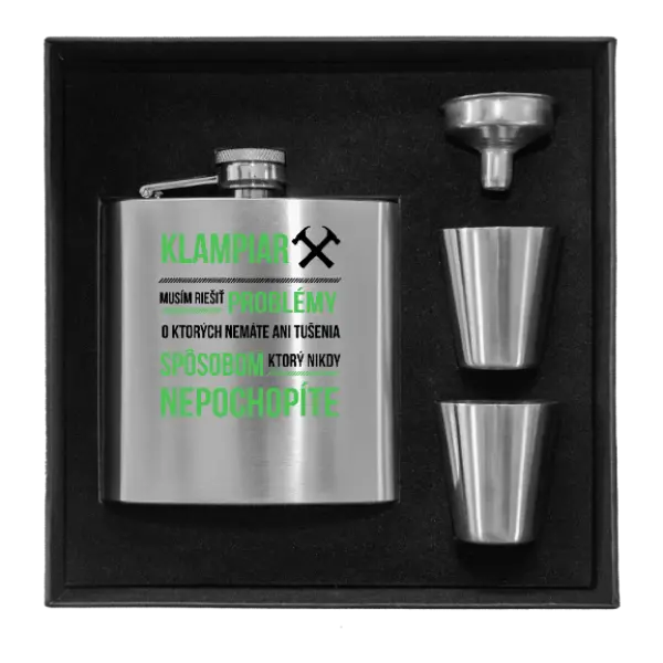 Ploskačka v krabičke Musím riešiť problémy- klampiar