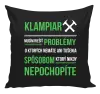 Vankúš Musím riešiť problémy- klampiar