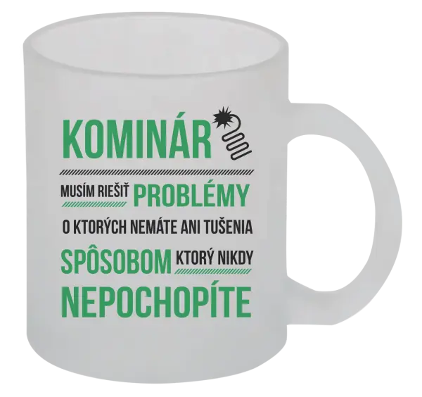 Hrnček Musím riešiť problémy - kominár