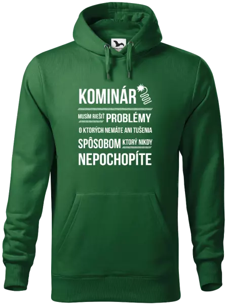 Pánska mikina Musím riešiť problémy - kominár