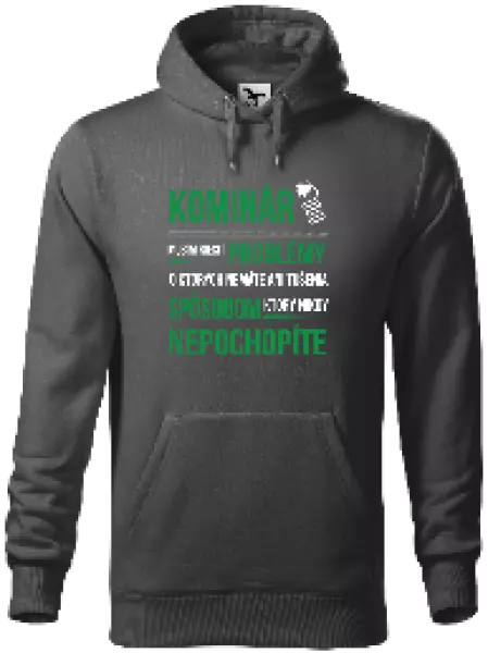 Pánska mikina Musím riešiť problémy - kominár