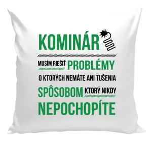 Vankúš Musím riešiť problémy - kominár