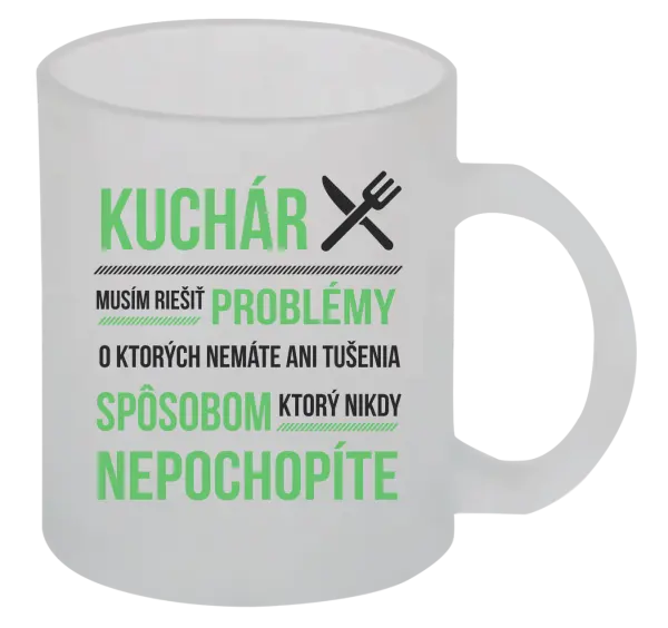 Hrnček Musím riešiť problémy - kuchár