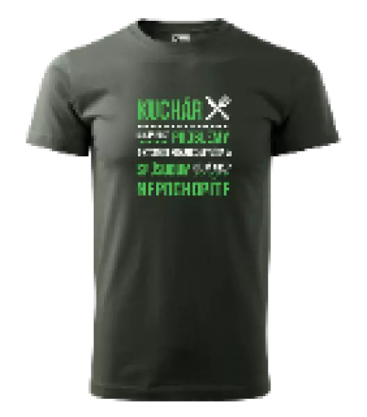 Pánske tričko Musím riešiť problémy - kuchár