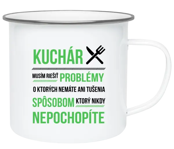 Plecháčik Musím riešiť problémy - kuchár