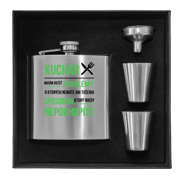 Ploskačka v krabičke Musím riešiť problémy - kuchár