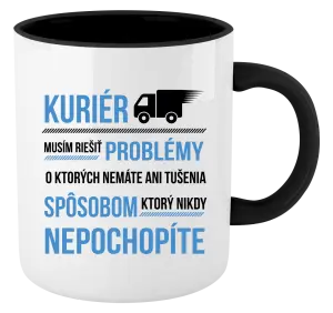 Hrnček  Musím riešiť problémy - kuriér 